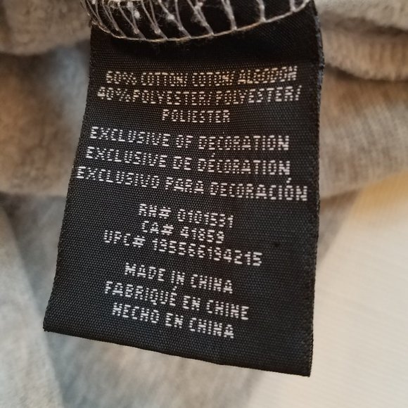 Boys Gray Batman Pullover Hoodie Sizes M & L - Picture 4 of 11